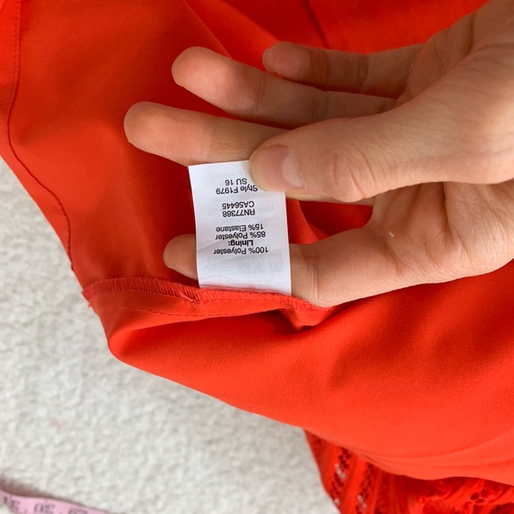 J Crew Red Eyelet Dress with Back Zipper - Picture 5 of 8